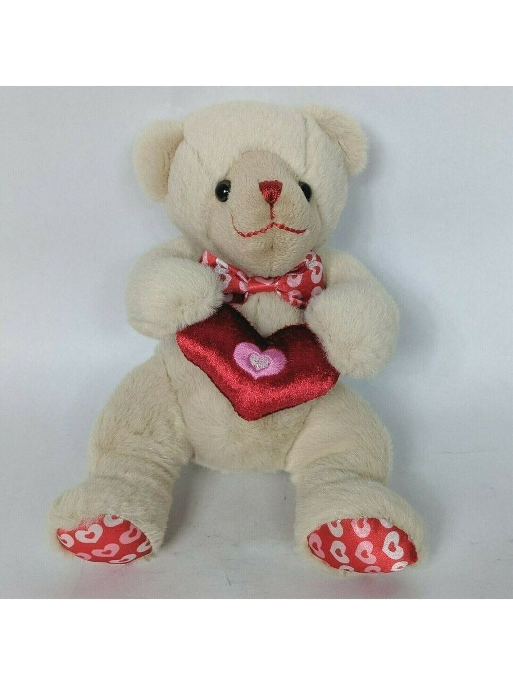 Soyea Valentine Bear Red Heart Plush Stuffed Animal